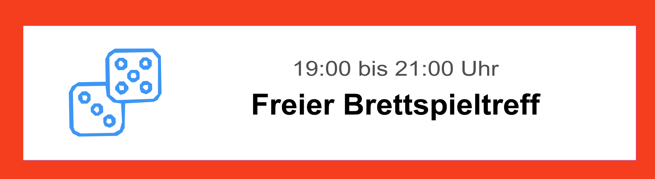 Banner Brettspieltreff Familientreff Kunkelhaus Überlingen, Angebot Brettspieltreff