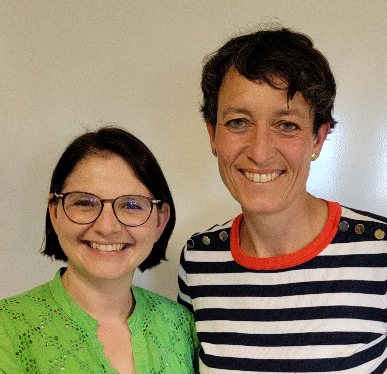 Hannah Schneider und Stefanie Arzenbacher Familientreff Kunkelhaus Überlingen, Hannah Schneider und Stefanie Arzenbacher